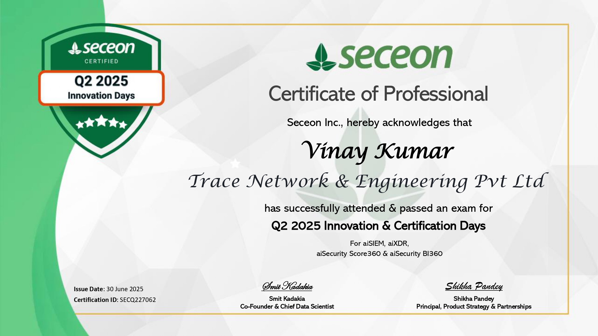 Seceon Professional